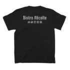 BistroRécolteのBistro Récolte バックロゴTシャツ スタンダードTシャツの裏面