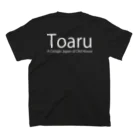 とある日本の古民家のtoaru black スタンダードTシャツの裏面