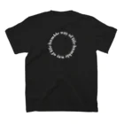 BUKOTSUMONのhumble way of life 「謙虚な生き方」 スタンダードTシャツの裏面