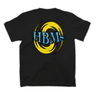 HBMs-Heart Beat Music shop-のHBMs original Tシャツ スタンダードTシャツの裏面