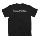 茂。のSound Shige. スタンダードTシャツの裏面