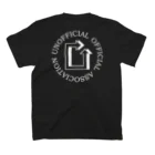 ↗️まつだまつだドットコム↗️革屋↗️非公式オフィシャル協会↗️の非公式オフィシャル協会オフィシャルグッズ スタンダードTシャツの裏面