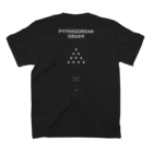 FUNDAMENTのピタゴラス教団 スタンダードTシャツの裏面