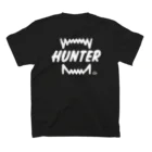 イラスト MONYAAT のバックプリント  HUNTER/ハンターB スタンダードTシャツの裏面