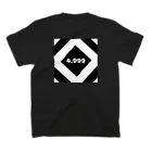 49-Fork-の4.999ロゴ Regular Fit T-Shirtの裏面