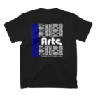 team-Artsのチームカラー入りロゴ スタンダードTシャツの裏面