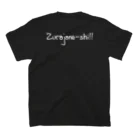 群馬県民のZurajane-shi!!　W スタンダードTシャツの裏面