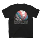 QUEER YADOKARIの白っぽい字のTerrestrial Hermit Crab (trans) スタンダードTシャツの裏面