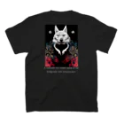 SS_althaeaのふてぶてしいおおかみさん Regular Fit T-Shirtの裏面