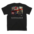 9INEHEADSのRev_White スタンダードTシャツの裏面