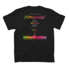 (\( ⁰⊖⁰)/) esaのKeebKaigi Official Swag (with backprint) #keebkaigi  Regular Fit T-Shirtの裏面