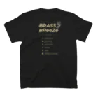 BRASS BReeZe Official StoreのTシャツ　ベージュロゴ　2023 スタンダードTシャツの裏面