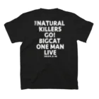 THENATURALKILLERSオンデマンドのBIGCAT応援宣伝グッズ　文字色白 スタンダードTシャツの裏面