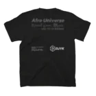 Designer YKのDJYK Afro Universe good vibes スタンダードTシャツの裏面