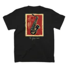 ryos  デザインショップ のFor jazz mania スタンダードTシャツの裏面