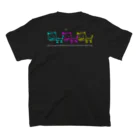 i lll_meのげーみんぐねこ(白文字) Regular Fit T-Shirtの裏面