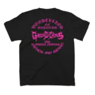 GrindChaosのGRIND CHAOS OLD ENGLISH/PINK スタンダードTシャツの裏面