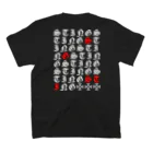 sting sting.410410のsting sting.Horseshoe backchart logo(WH) スタンダードTシャツの裏面