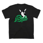  Black LepusのLepusバニーロゴ スタンダードTシャツの裏面