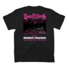 GrindChaosのGRIND CHAOS PHOTO TEE/PINK スタンダードTシャツの裏面