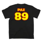 PAZ WOLFのPAZ背番号Tシャツ2 スタンダードTシャツの裏面