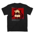 Mike's Falling AsleepのMFA "Mike's Daily" Tシャツ ブラック (A moment after work) スタンダードTシャツの裏面