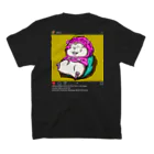 Mike's Falling AsleepのMFA "Mike's Daily" Tシャツ ブラック (Don't Worry Be Happy) 티셔츠の裏面