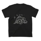 暁*あとりえ🎨のとける＆とけた(表裏あり) 白抜き スタンダードTシャツの裏面