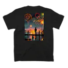 卯月なのかのFireworks Journey　〜夏の彩夜の旅〜　　No,2　「花火より高いところにいる君へ」 スタンダードTシャツの裏面