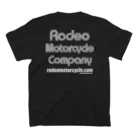 RODEO MOTORCYCLEのロデオ モーターサイクルのオフィシャルグッズ スタンダードTシャツの裏面