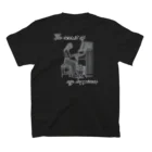 犬好きさんのためのTシャツ屋さんのShih Tzu×Artist 白文字ver Regular Fit T-Shirtの裏面