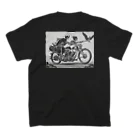 Skull sectionのバイクとドクロ（黒メイン） スタンダードTシャツの裏面