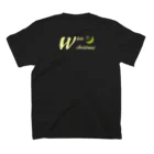 月夜のタツノオトシゴのwhite christmas Regular Fit T-Shirtの裏面
