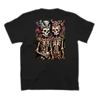 Skull sectionのきれいなガイコツ スタンダードTシャツの裏面