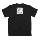 屋台 CLINICの北欧風クリスマス柄（ホワイト） Regular Fit T-Shirtの裏面