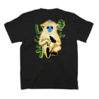 LalaHangeulのキンシコウ(金絲猴) バックプリント スタンダードTシャツの裏面