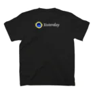 月夜のタツノオトシゴのYesterday Regular Fit T-Shirtの裏面