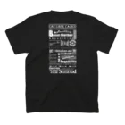 Catcafe CalicoのIAM A CAT KINAKO スタンダードTシャツの裏面