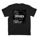 BRAIN ART RECORDSⒸのBRAIN ART RECORDS 2023 A/W WEB SHOP limited Product スタンダードTシャツの裏面