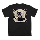 宇宙黒猫キョロちゃんの宇宙黒猫キョロちゃん(ノスタルジー) スタンダードTシャツの裏面