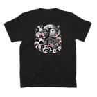 ねこの店のtatoo cat Regular Fit T-Shirtの裏面