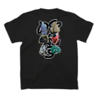 Parallel Imaginary Gift ShopのSUPER GEMS POWER（BLACK） Regular Fit T-Shirtの裏面