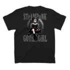 PiNK+18COMiCSのSTeAMPuNK+GOTHiCGiRL_00002 スタンダードTシャツの裏面