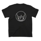 M&A withUの濃カラー用アルビノフェレットフロント＆バックプリント スタンダードTシャツの裏面