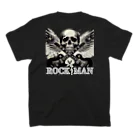 stamp_marketのROCK MAN　背中にプリント スタンダードTシャツの裏面