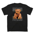 with-momoの【背面】ももクマ（文字白） スタンダードTシャツの裏面