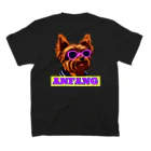 ANFANG のANFANG パリピヨーキー　シリーズ スタンダードTシャツの裏面