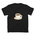 シンプル 組み合わせ用 ファッションのシンプル コーヒー スタンダードTシャツの裏面