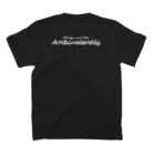 WotakuLifeのAmbivalently logo  スタンダードTシャツの裏面