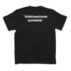 WooHooの両面プリント WORKOUT （白文字ver.）Tシャツ スタンダードTシャツの裏面